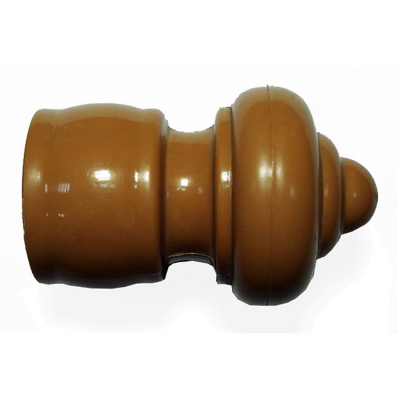 Наконечник ПЛАСТИК 28мм (2шт) ЯСНЫЙ ДУБ