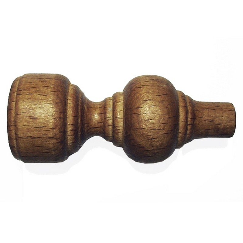 Наконечник ДЕРЕВО 28мм (2шт) ЯСНЫЙ ДУБ