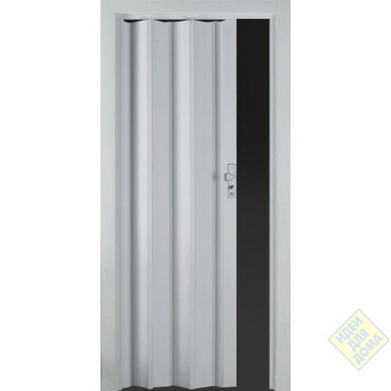Дверь-гармошка МАЙАМИ-СТИЛЬ белый (матовая) (840*2050мм)