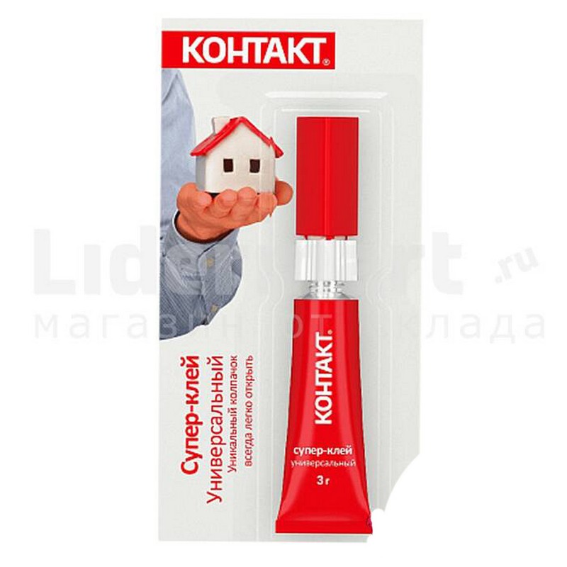 Супер-клей КОНТАКТ 3г арт. КМ 288 - 312, 22291