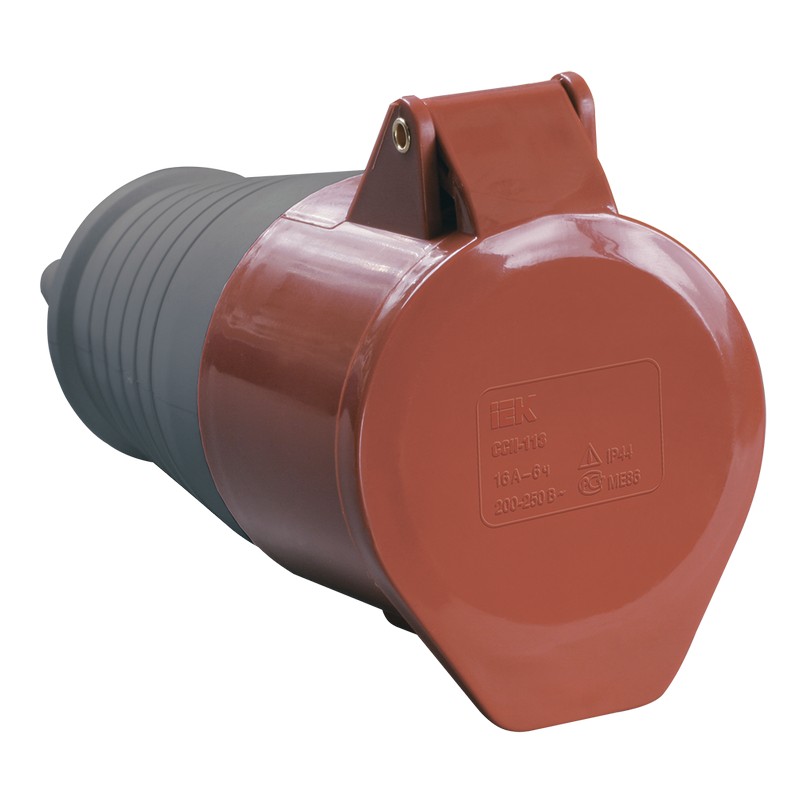 Розетка силовая переносная 16А 3Р+Е+N 380в IP44 (215)