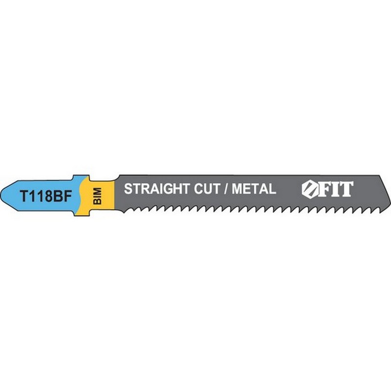 Полотно для эл.лобзика по металлу T118BF (2шт) Bimetal FIT 40973