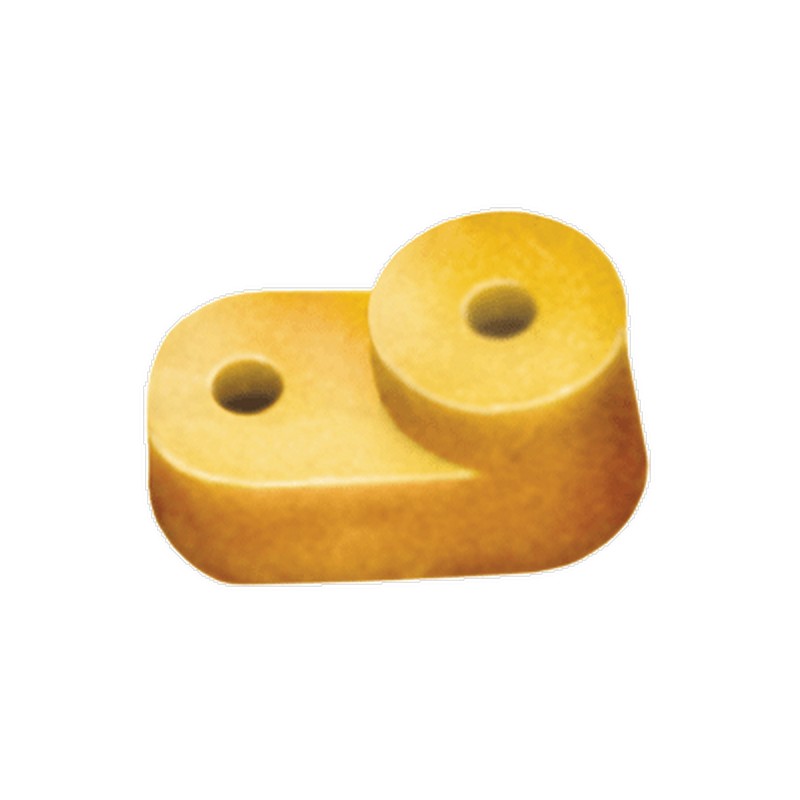 Изолятор "0" шины, угловой желтый