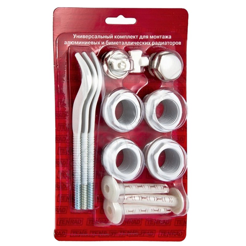 Комплект универсал.ASB для радиат. на 1/2 с кронштейном