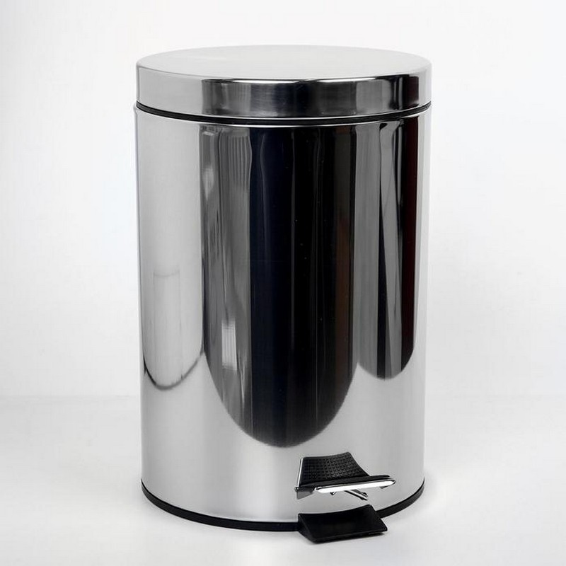 Ведро для мусора 3л , хром