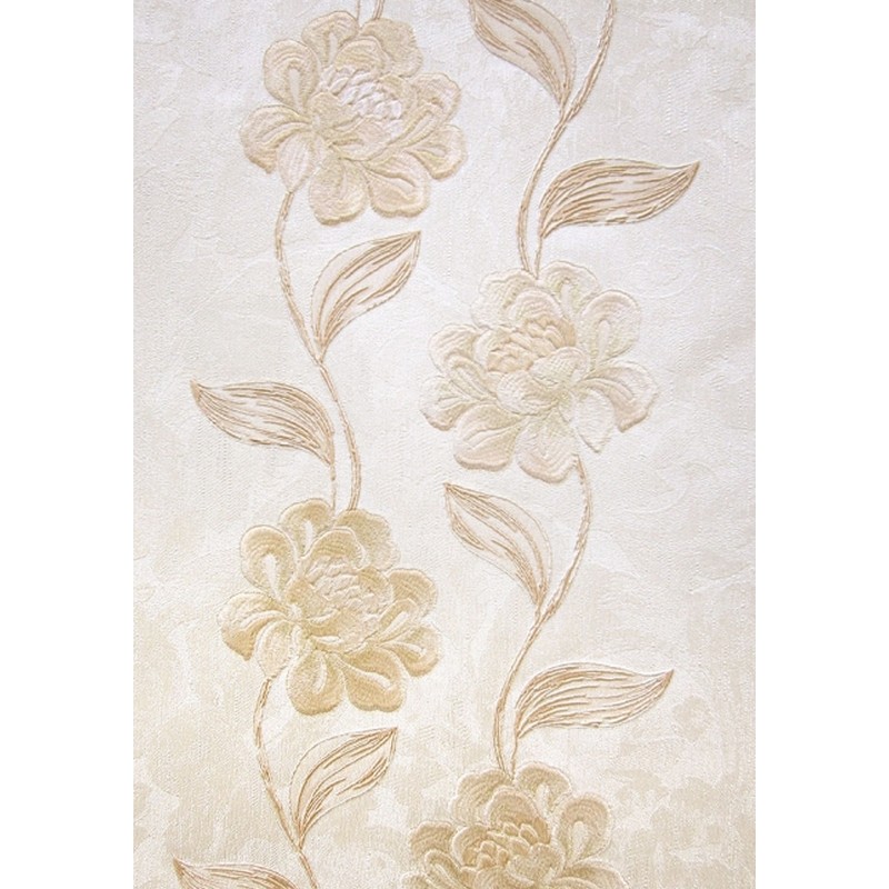 Обои Ветка серебристая на сером фоне Solo Grace E201509