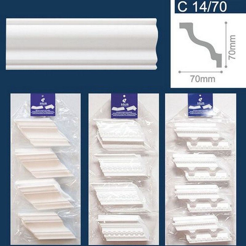 Элементы плинтуса для углового соединения  С14/70