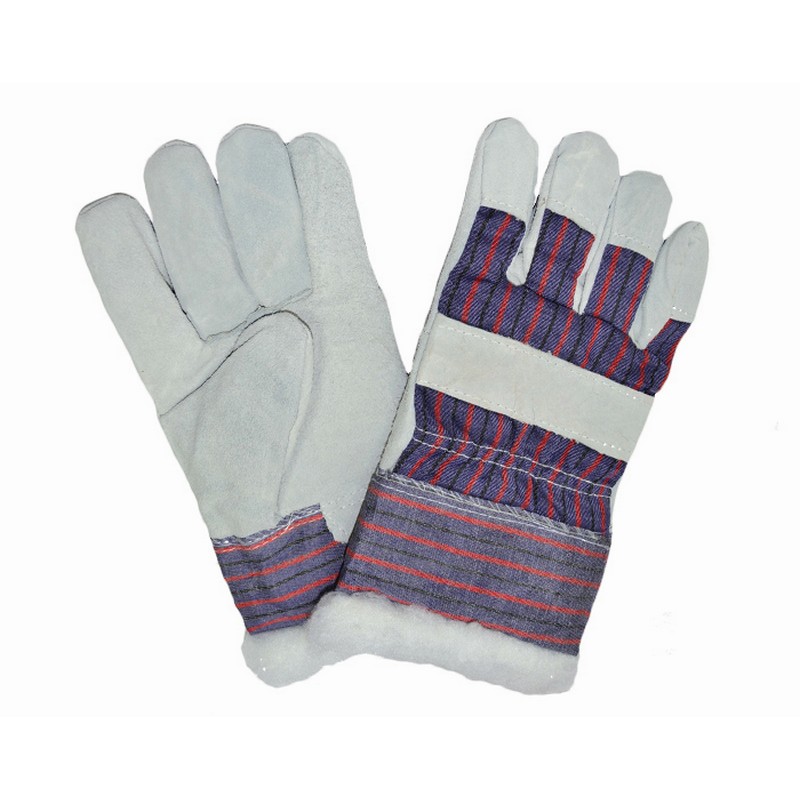 Перчатки спилоковые утепленные 0202