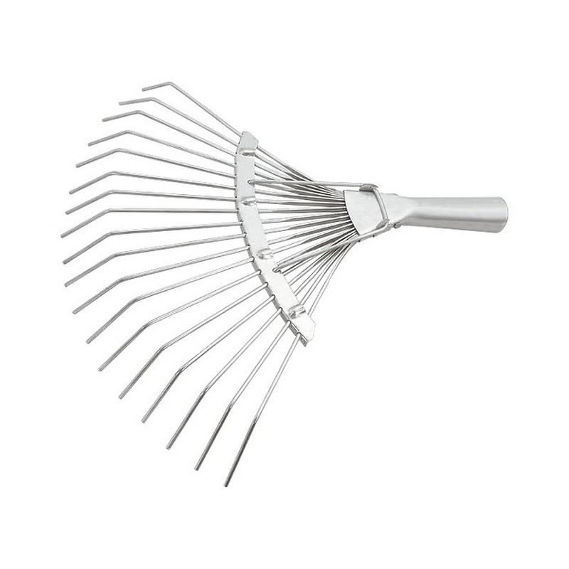 Грабли веерные 18-зуб. металл. круглый зуб, без черенка СИБРТЕХ 61780