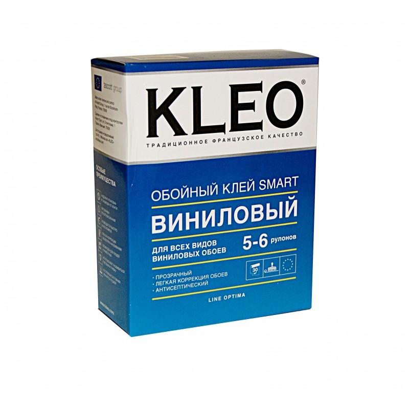 Клей KLEO SMART для виниловых обоев 5-6