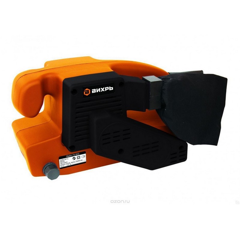 Шлифмашина ленточная ВИХРЬ ЛШМ-75/900, 900вт 75х533мм 3,5кг