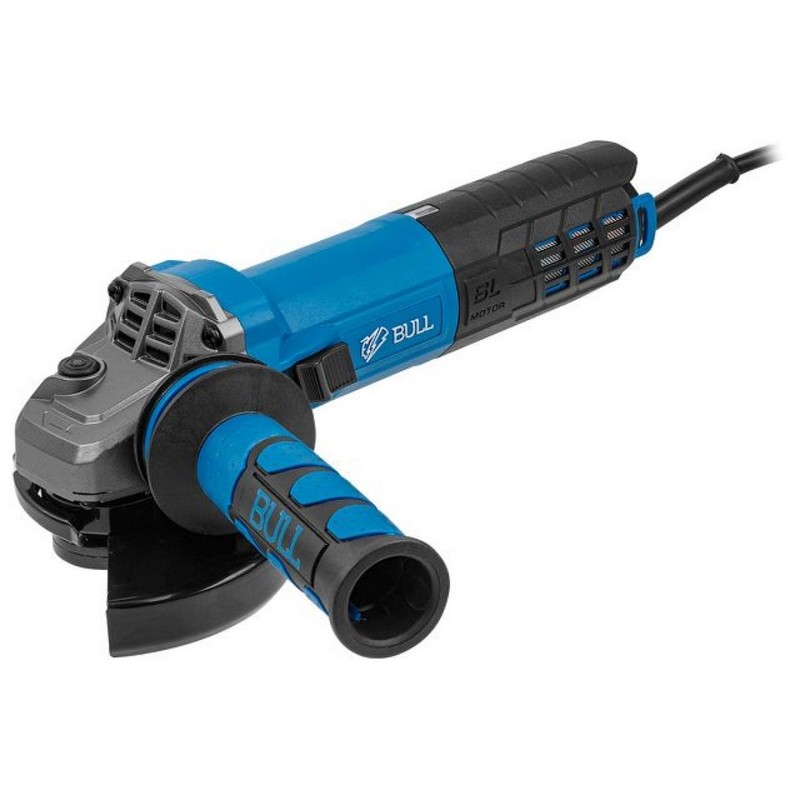 Шлифмашина угловая бесщет. BULL WS 1216, 125мм 1600вт плав.пуск кабель-4м
