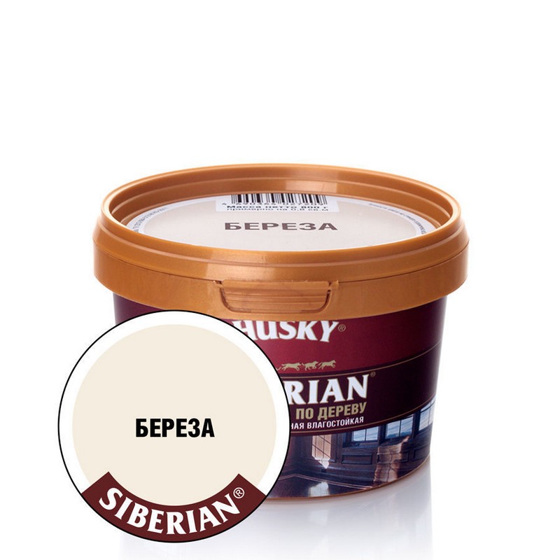 Шпатлевка по дереву береза Husky 0,4 кг