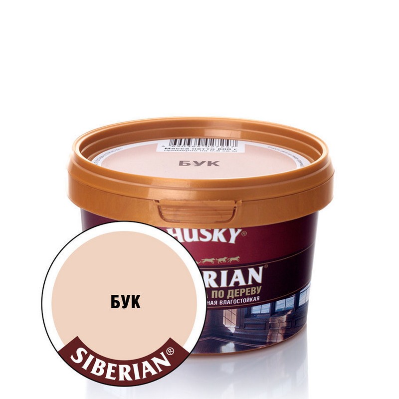 Шпатлевка по дереву бук Husky 0,4 кг