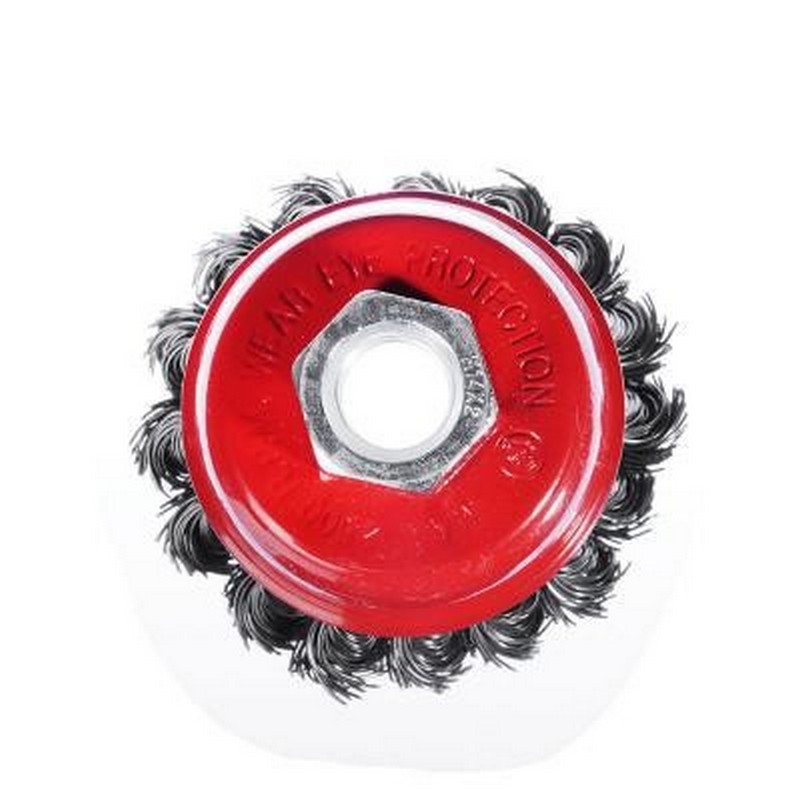 Кордщетка для МШУ 65мм М14 чашеобразная жесткая Ермак 656-044