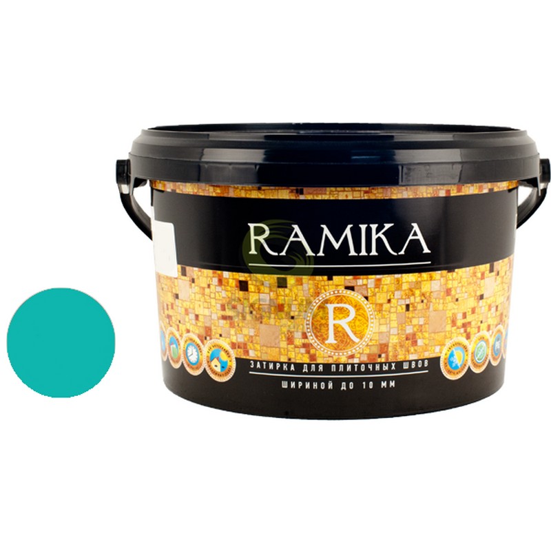 ЗАТИРКА  №021 БИРЮЗОВАЯ ВЕДРО 2 КГ "RAMIKA"