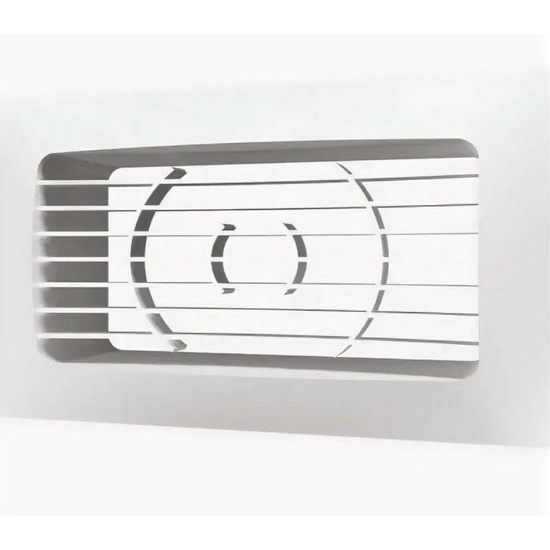 Решетка вентиляционная 140*85 с фланцем 110*55  (511РСФ)