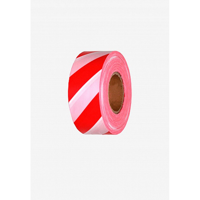 Лента сигнальная для ограждения STRONG 50/200 красн-бел