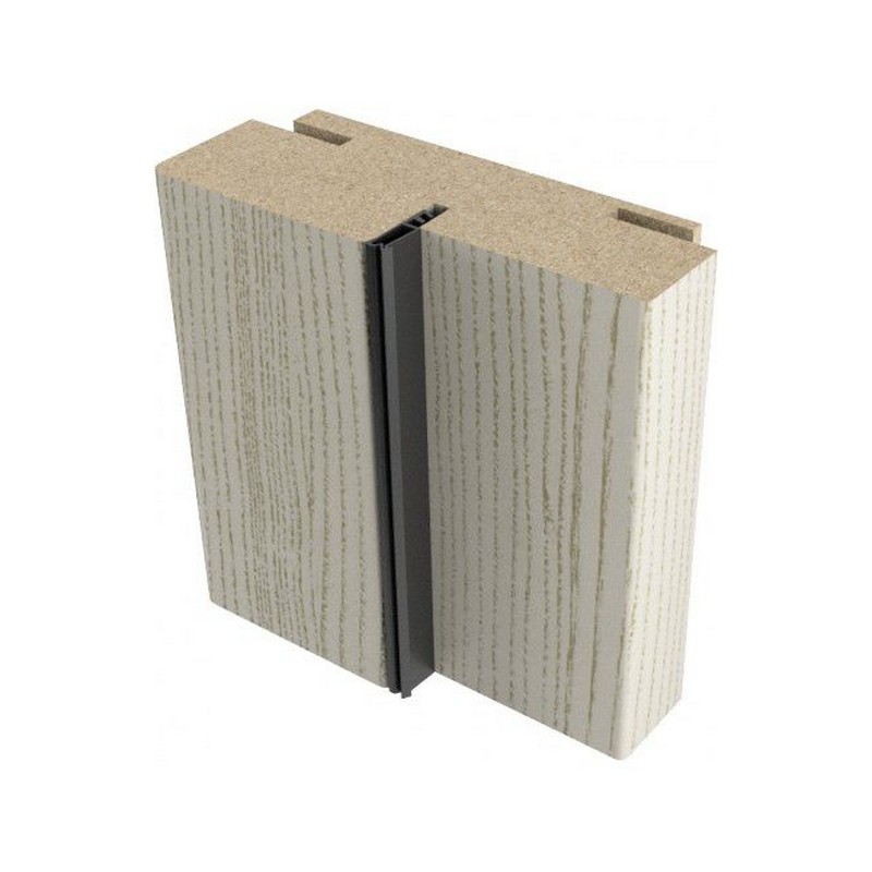 Дверная коробка МДФ Дуб дымчатый (26х70) 3D квадратный профиль с упл.