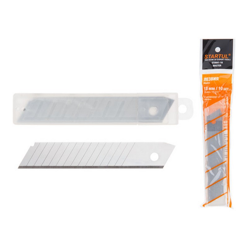 Лезвие 18мм (10шт) многосегментные  STARTUL Master ST0941-18