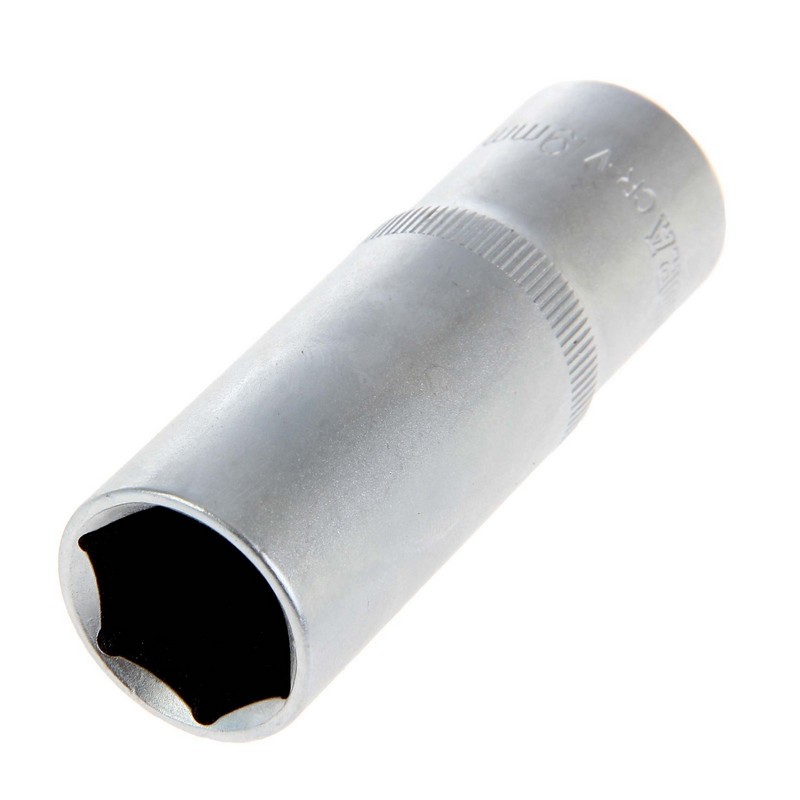 Головка 6-гран. 1/4" 6х50мм удлиненная CrV КРАТОН