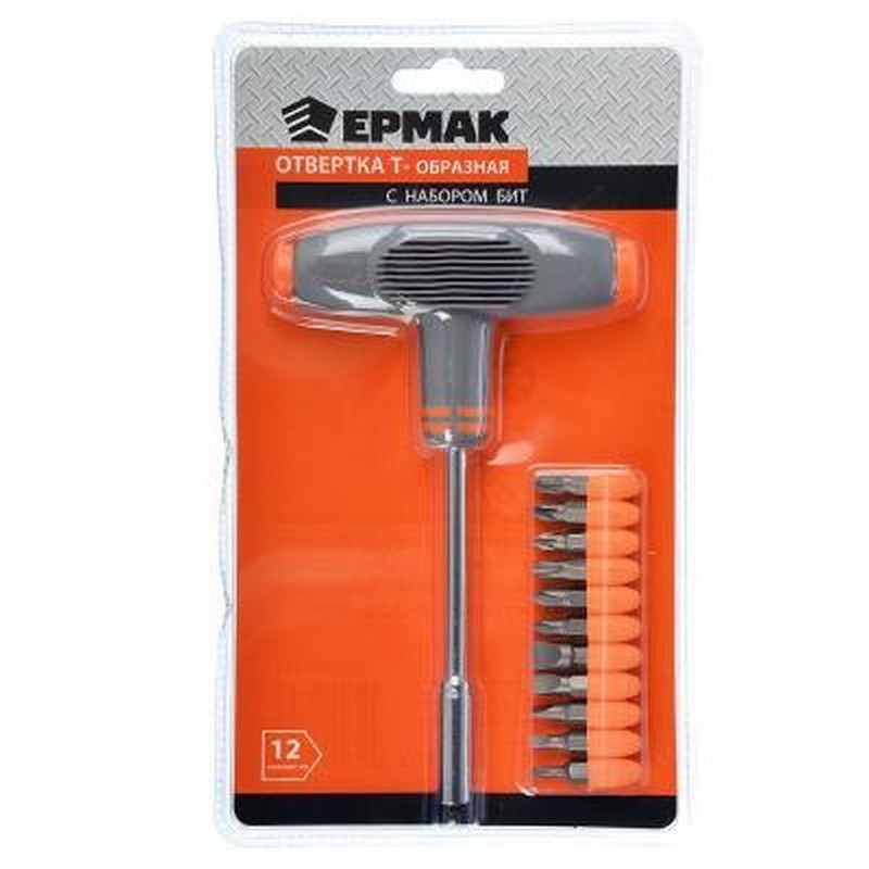Отвертка-держатель бит Т-обр. (11бит) ЕРМАК 651-137