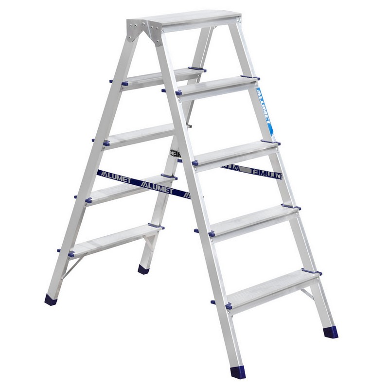 Стремянка алюм. 5 ступеней двухсторонняя