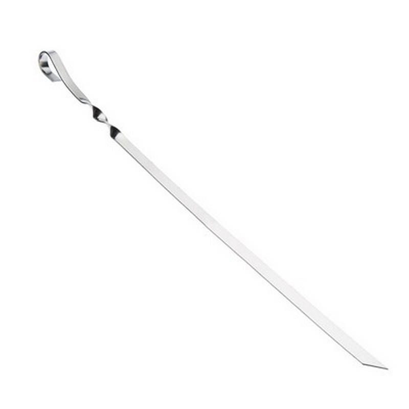 Шампур 610х10х1,5мм нерж.