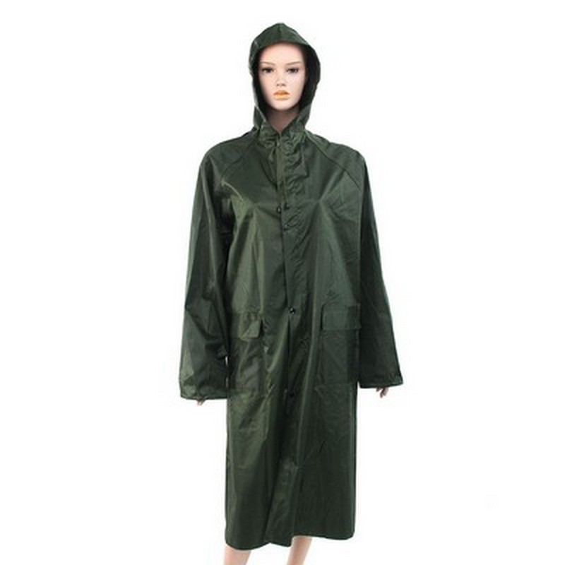 Дождевик-плащ "Гром" XХL прорезиненный, полиэстер, плотный, с карманами