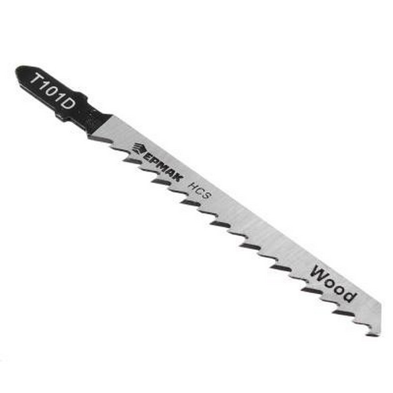 Полотно для эл.лобзика по дереву T101D (5шт) 75х4мм HCS гр.рез ЕРМАК 664-322