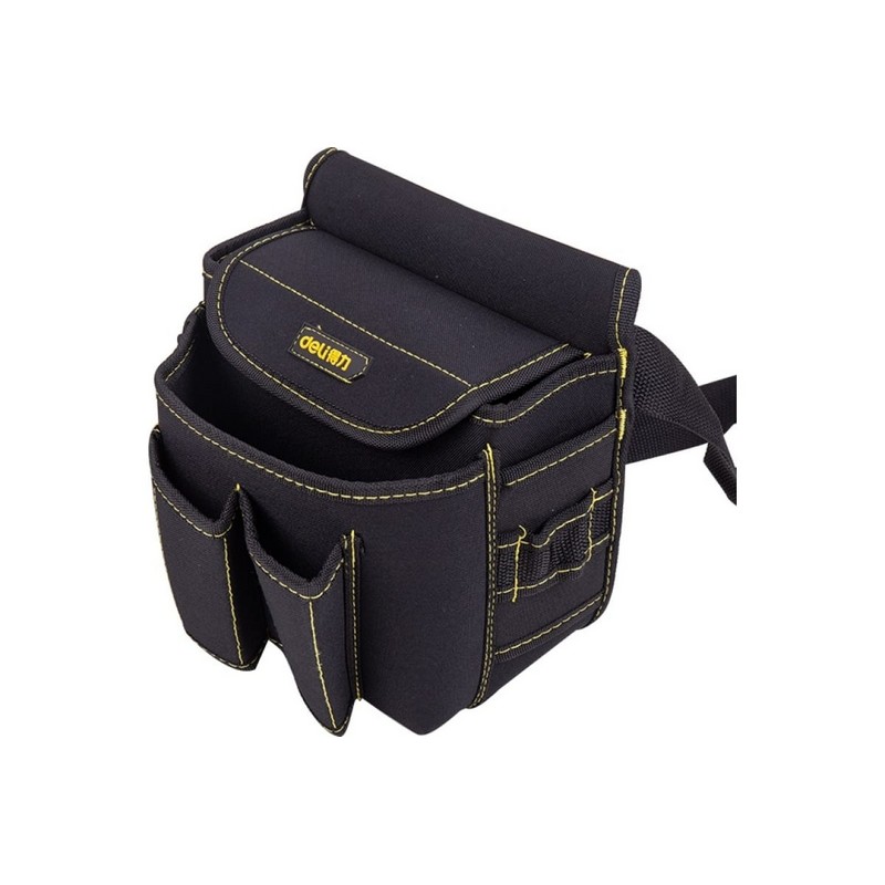 Сумка-пояс 200х200х140мм, 6 карм., ткань Оксфорд 600D Deli DL-P4