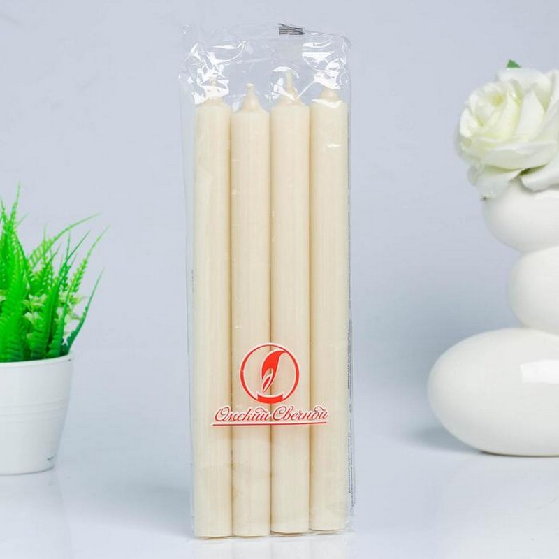 Свечи хозяйственные 80г 4шт/набор (ОСЗ) арт.2001