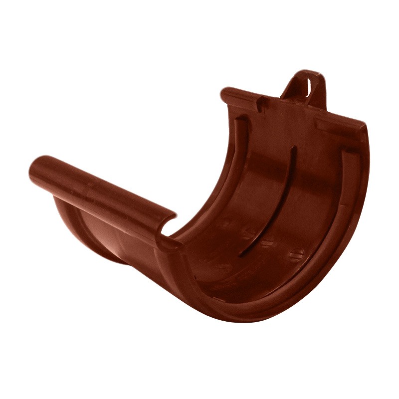 Соединитель желоба с уплотнителем (коричневый) MUROL