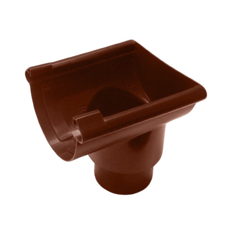 Воронка водосточная торцевая унив.клей 80/100 (коричневый) MUROL