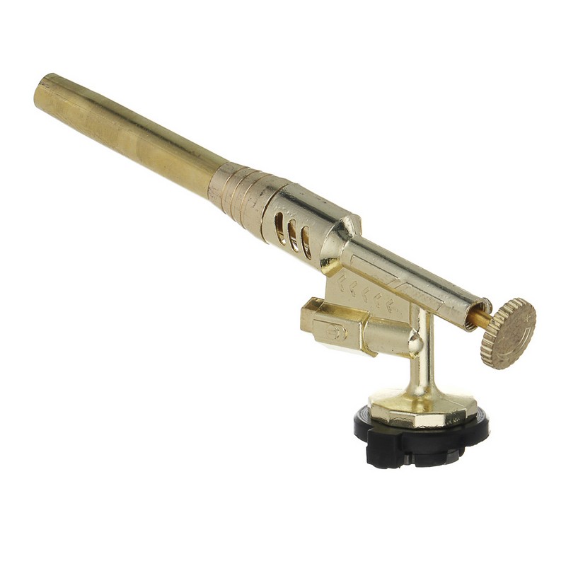 Горелка газовая с пьезорозжигом, цанг захват, холодное сопло 12мм, 1,3кВт ЕРМАК 116-080