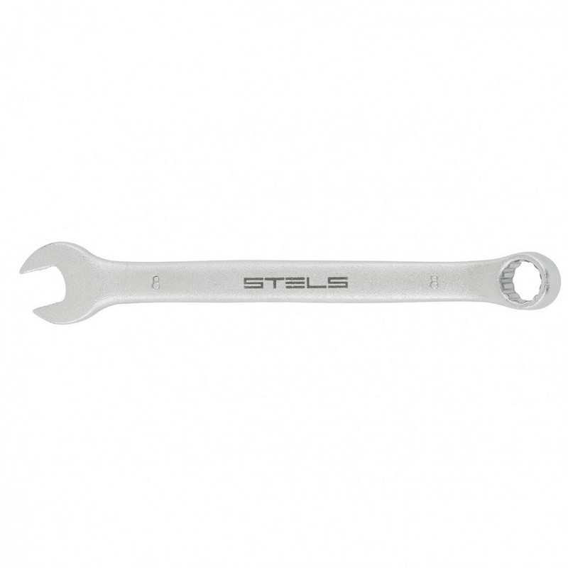 Ключ комбинированный 8мм CrV матовый Stels 15204