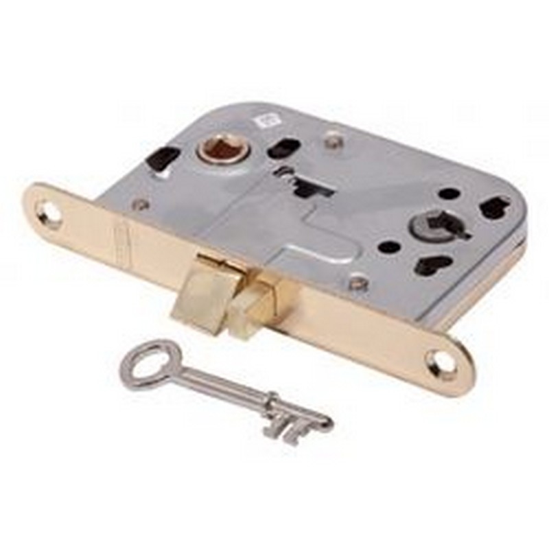 Замок врезной 2014 PB (золото)