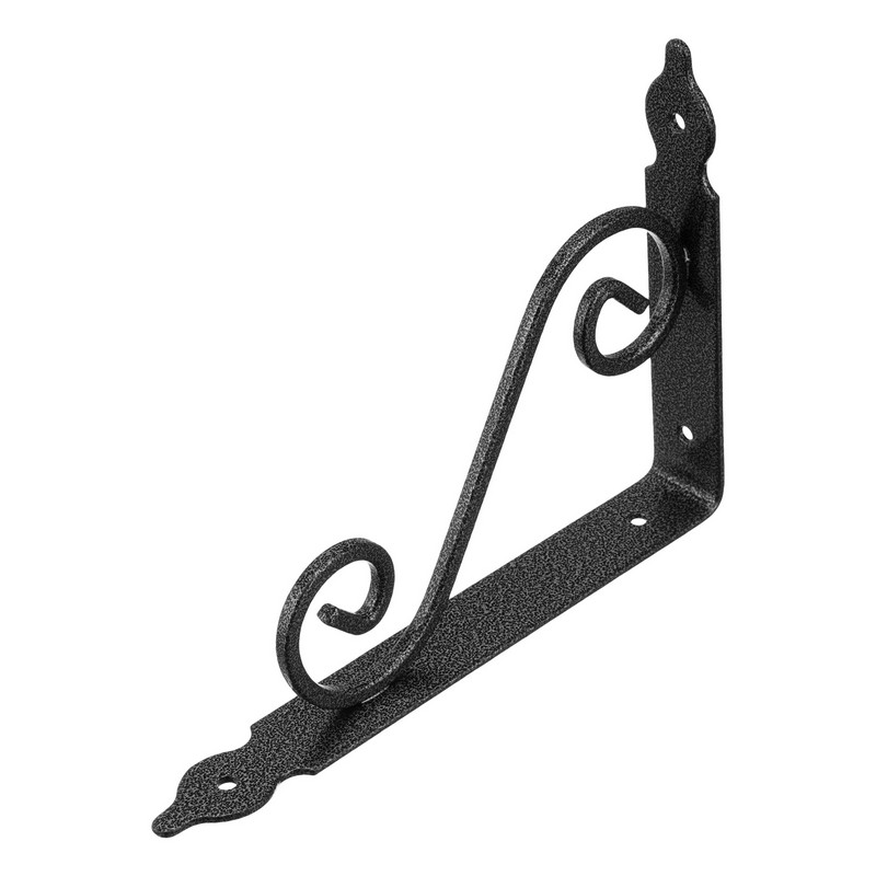 Кронштейн декоративный 190х140х25х3мм темно-серый 94061