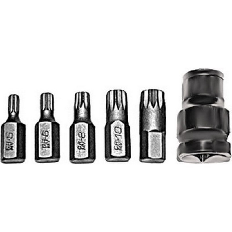 Набор бит SPLINE (6пр.) CrV FIT 57846