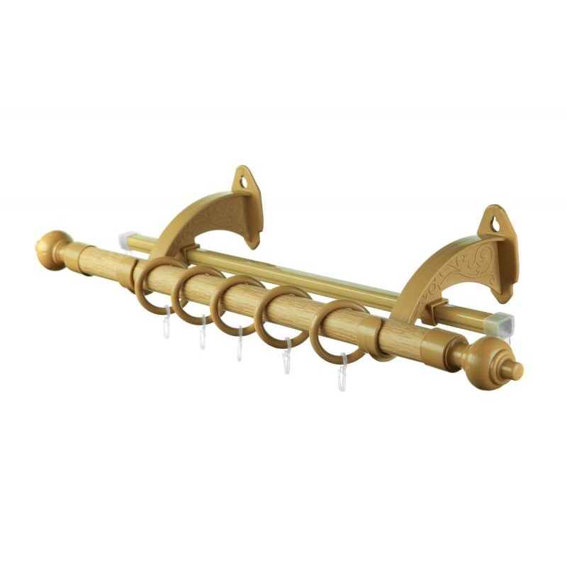 Карниз PULA Св.дуб с зажимами 1.6м