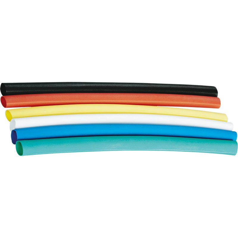 Трубка термоусаживаемая ТУТ 4/2 набор 6 цветов по 3шт 100мм NAVIGATOR NST-4/2-10-18