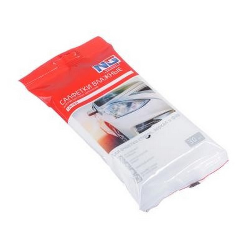 Салфетки 30шт, для стекол, зеркал и фар NEW GALAXY