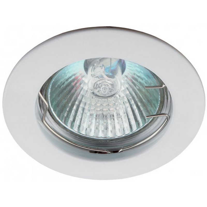 св-к встр. ЭРА KL1 WH литой MR16 GU5.3 50вт белый 