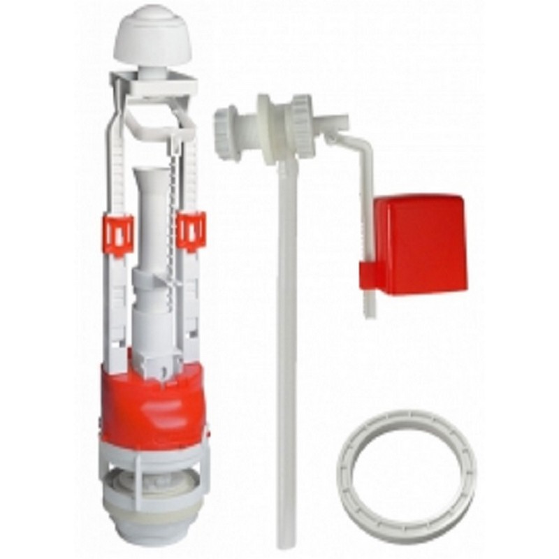 Арматура ННКОЭР кнопка белая 1/2 боковой подвод