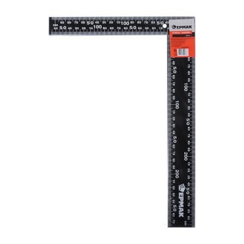Угольник-линейка 200х300мм метал. ЕРМАК 659-102