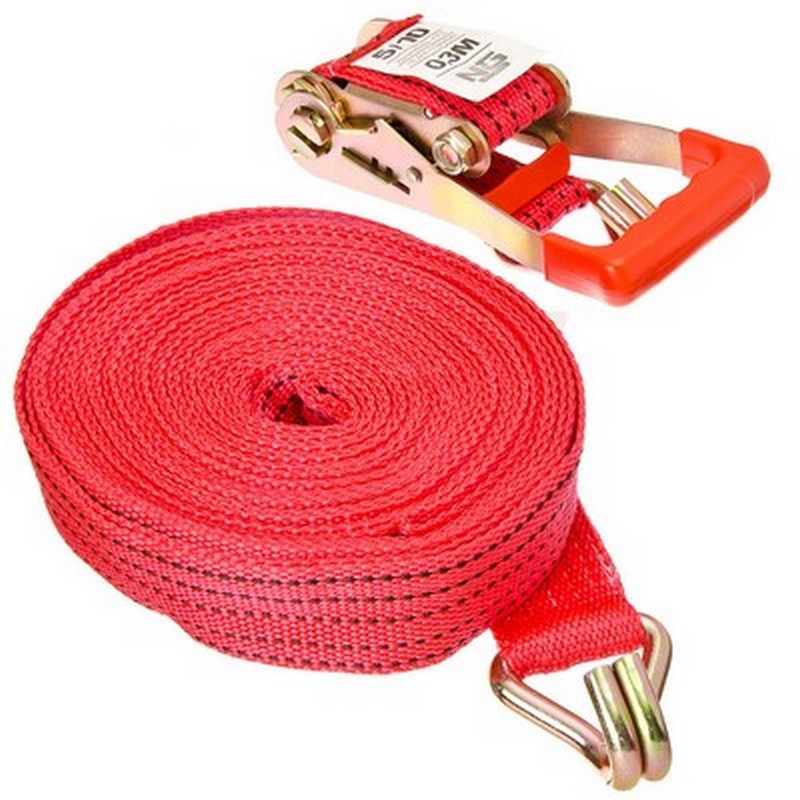 Стяжка груза с храповиком 230мм, 12м, шир.ленты 55мм, 5000/10000кг NEW GALAXY 746-034