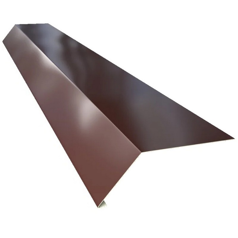 Планка торцевая, 100х20х70 мм, длина 2 м (зеленая)