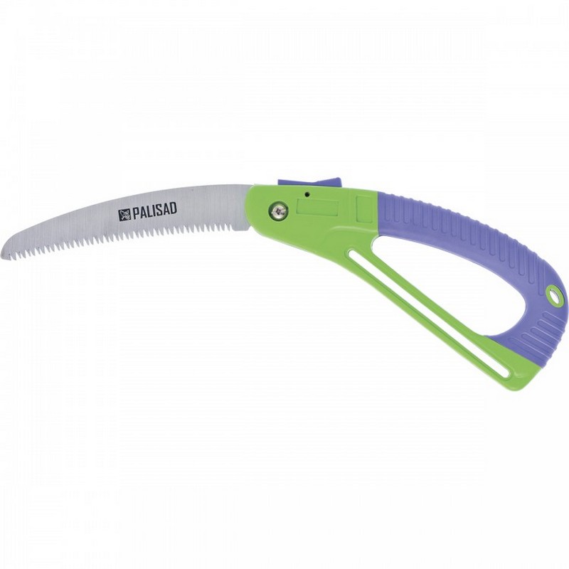 Пила садовая складная 175мм, зуб-3D, обрезин.рукоятка, защ.кулиса PALISAD 60411