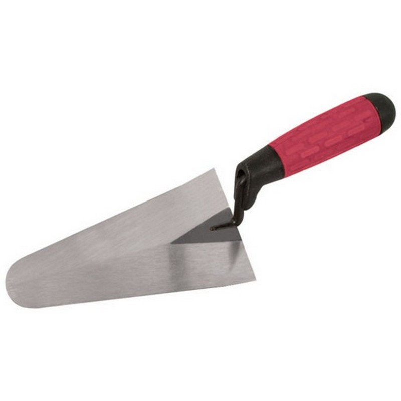 Мастерок бетонщика 180мм , прорезиненная ручка 04931