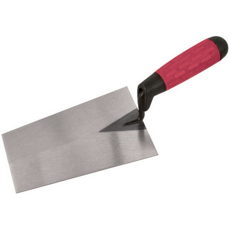 Мастерок каменщика 180мм , прорезиненная ручка 04933